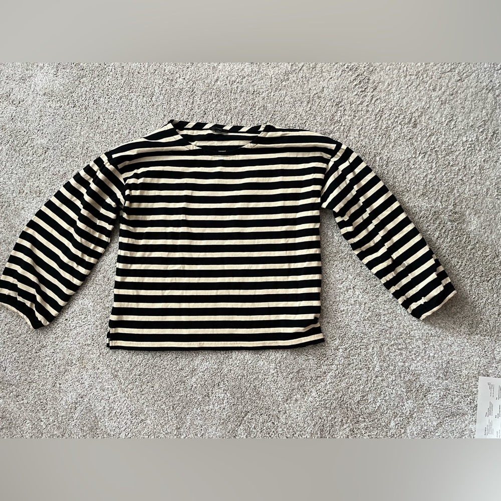 J crew striped canvas shirt